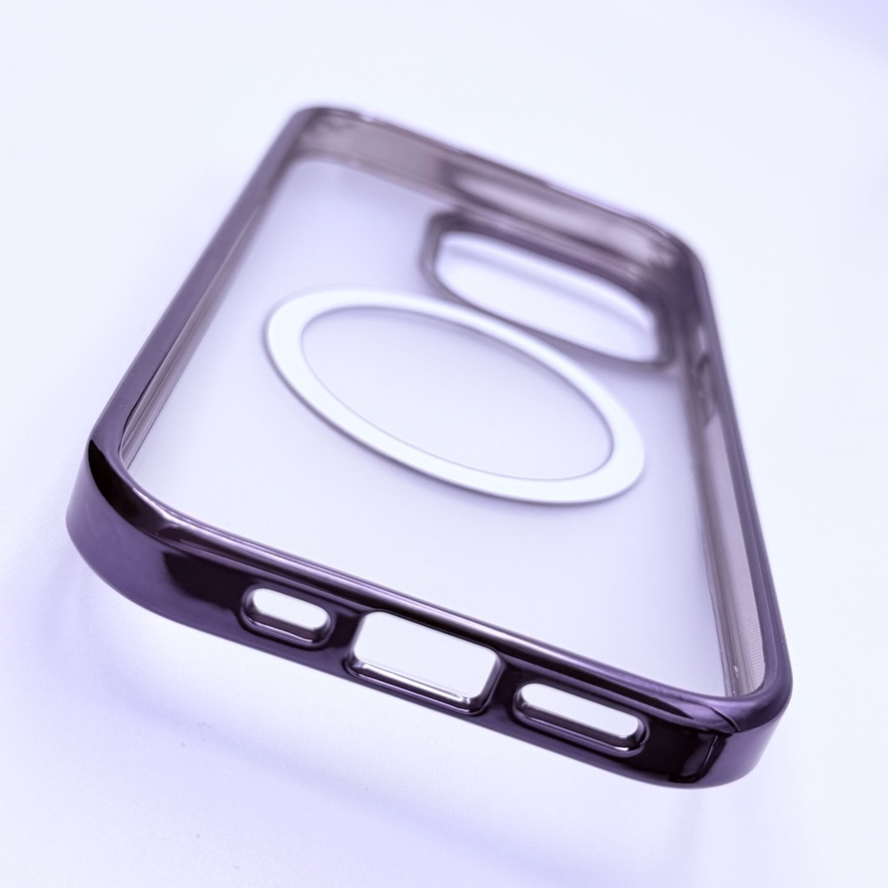 iPhone 14 Pro Clear and PurplePhone Case
